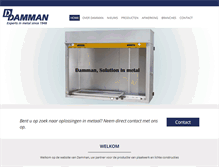 Tablet Screenshot of damman.nl